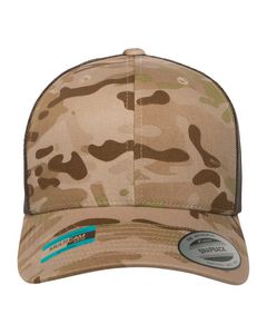 Yupoong Retro Trucker Multicam® Snapback Cap