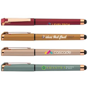 Islander Softy Rose Gold Metallic Designer Gel Pen w/ Stylus - ColorJet