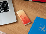 2"x 5" Brand Impact Custom Chocolate Wrapper Bar