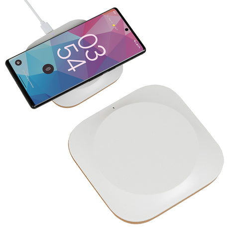 Trident 15W Wireless Charger Made With FSC® Cork & Recycled Plastic
