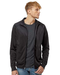 Independent Trading Co. Unisex Lightweight Poly-Tech Full-Zip Track Jacket
