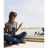 Black/Metallic Blue/Clear Logo Lifestyle View