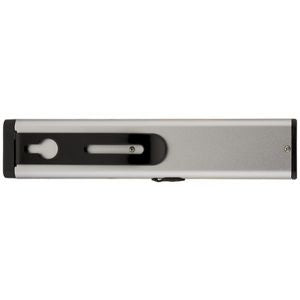 Silver/Black Blank Back View