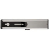 Silver/Black Blank Back View