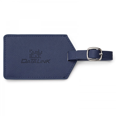 Toscano Genuine Leather Luggage Tag