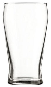 Crown Viking pilsner 16oz clear glass - Etched
