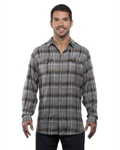 Burnside Men's Plaid Flannel Shirt