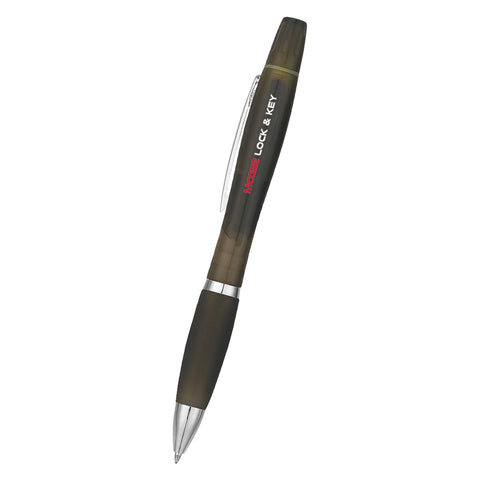Twin-write Pen With Highlighter