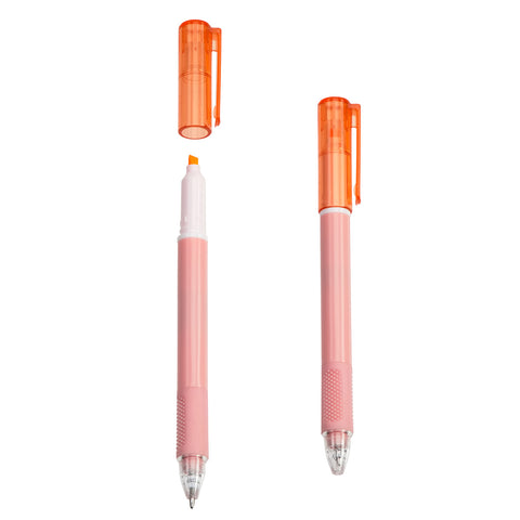 Skywriter Combo Recycled Plastic Ball Pen & Highlighter