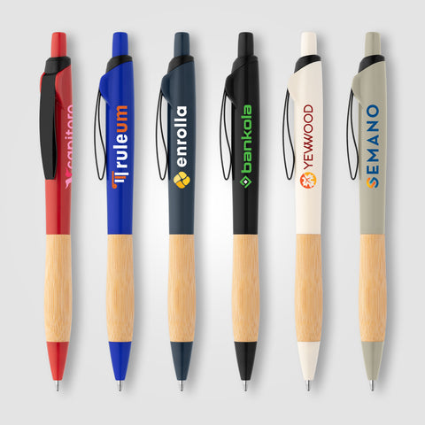 Crest Recycled Plastic Curvy Pen - ColorJet