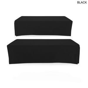 72 Hr Fast Ship - Polycotton Twill Table Throw for 8' Table, Drape style, 4 sided, Closed Back