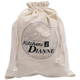 10 oz. Cotton Shoe Bag with Drawstring