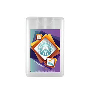 "SanCard" 20 ml. Antibacterial Hand Sanitizer Spray in Credit Card Shape Bottle (PhotoImage ® Full