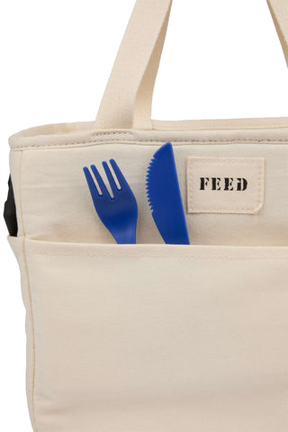 FEED Organic Cotton 9 Can Lunch Cooler