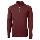 Cutter & Buck Adapt Eco Knit Stretch Recycled Mens Quarter Zip Pullover