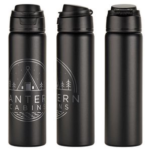 000638 Cabrio 24 oz Recycled Stainless Steel Vacuum Insulated Bottle