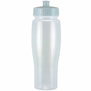 24 Oz. Contour Translucent Bottle w/ Push Pull Lid