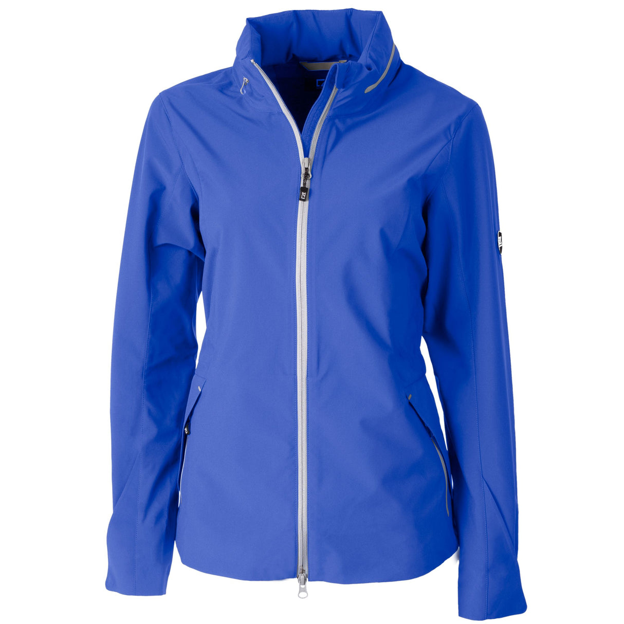 Cutter & Buck Vapor Water Repellent Stretch Womens Full Zip Rain Jacket
