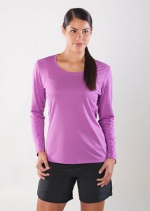 Zorrel® Ladies Barbados Syntrel™ Long-Sleeve Popcorn Knit Tee Shirt