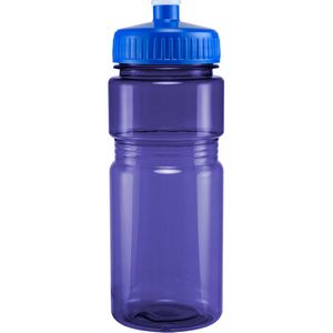 20 Oz. Translucent Recreation Bottle w/ Push Pull Lid