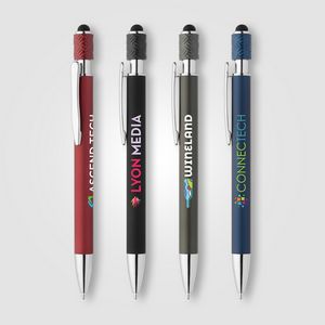 Wave Aluminum Spinner Stylus Pen - ColorJet