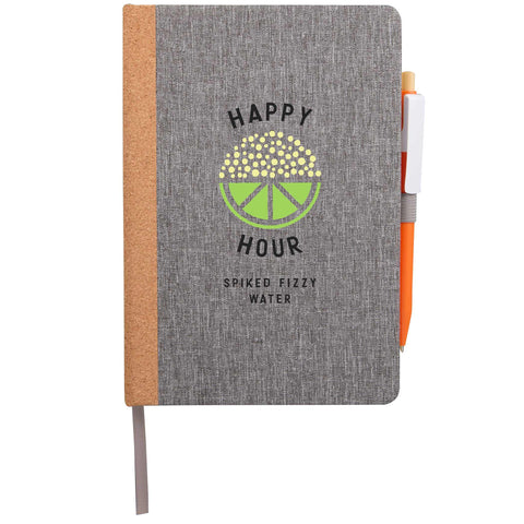 5.5'' x 8.5'' Recycled PET and Cork Bound Journal