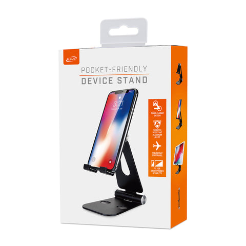 iLive Pocket-Friendly Device Stand - Black