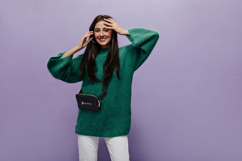 LL Crossbody Belt Bag Fanny Pack With Metal Zipper (Air Import)