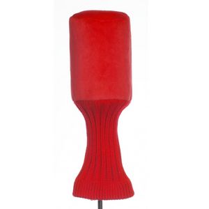Barrel style Plush Red Golf Head Cover