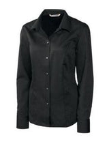 Cutter & Buck Epic Easy Care Nailshead Womens Long Sleeve Dress Shirt