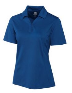 Cutter & Buck CB Drytec Genre Textured Solid Womens Polo