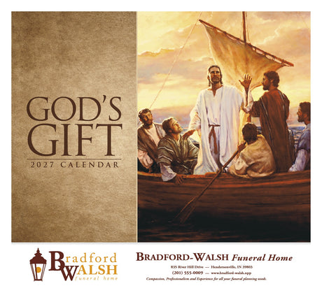 Good Value God's Gift - Stapled Calendar cover image