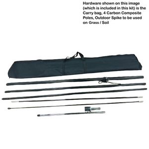 19' X-Large Flag Kit, Hardware included for Outdoor Use