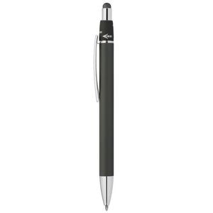 Orbit Spinner Chrome Metal Pen w/ Stylus
