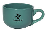 Churchill Latte 16oz teal ceramic mug