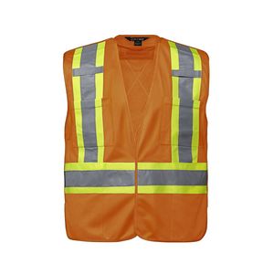 000937 Tricot Hi vis Tear-Away Vest