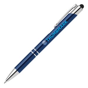 Tres-Chic w/Stylus - ColorJet - Full Color Metal Pen