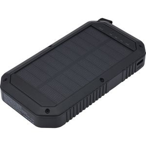 Trio Port Solar Charge LED Power Bank 8,000 mAh