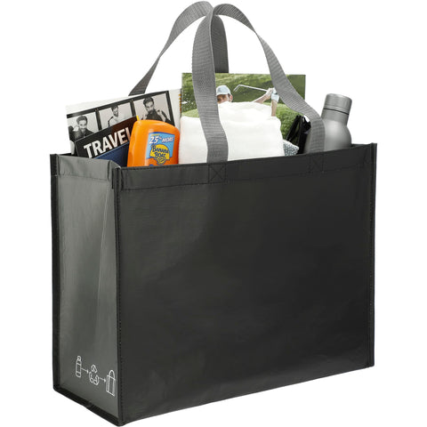 rPET Laminated Matte Shopper Tote