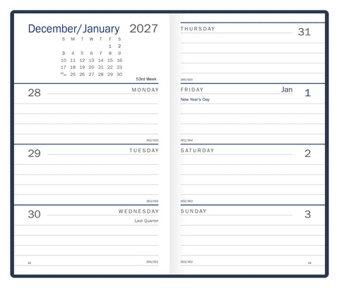 Triumph® Calendars Standard Weekly Pocket Planner