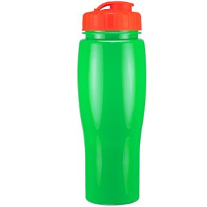 24 Oz. Contour Bottle w/ Flip Top Lid - Solid Colors