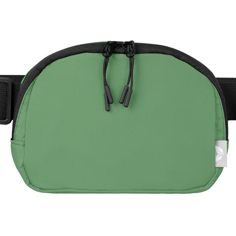 Taiga rPET Nylon Zippered Waist Bag - 40 oz - Heat Transfer
