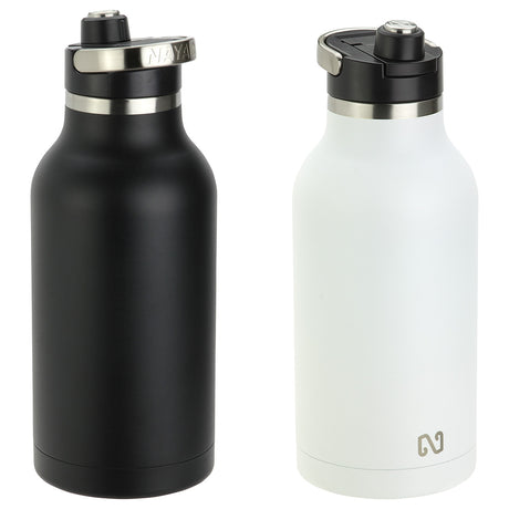 NAYAD® Traveler 64 oz Stainless Double-wall Bottle with Twist-Top Spout