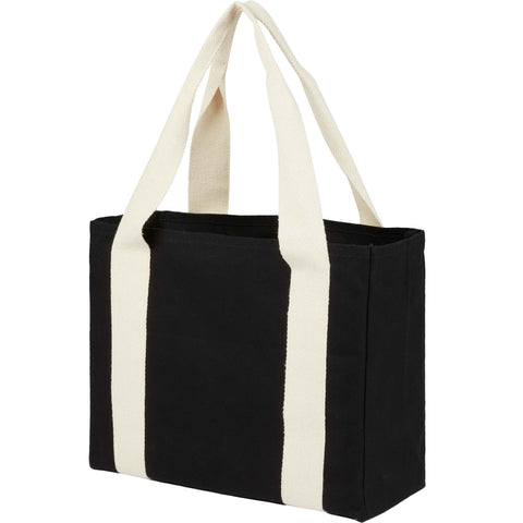 Black Cotton Tote w/ Cotton Handles