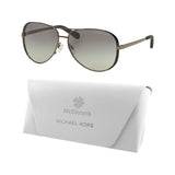 Michael Kors Chelsea Sunglasses, Gunmetal/Black, Size 59