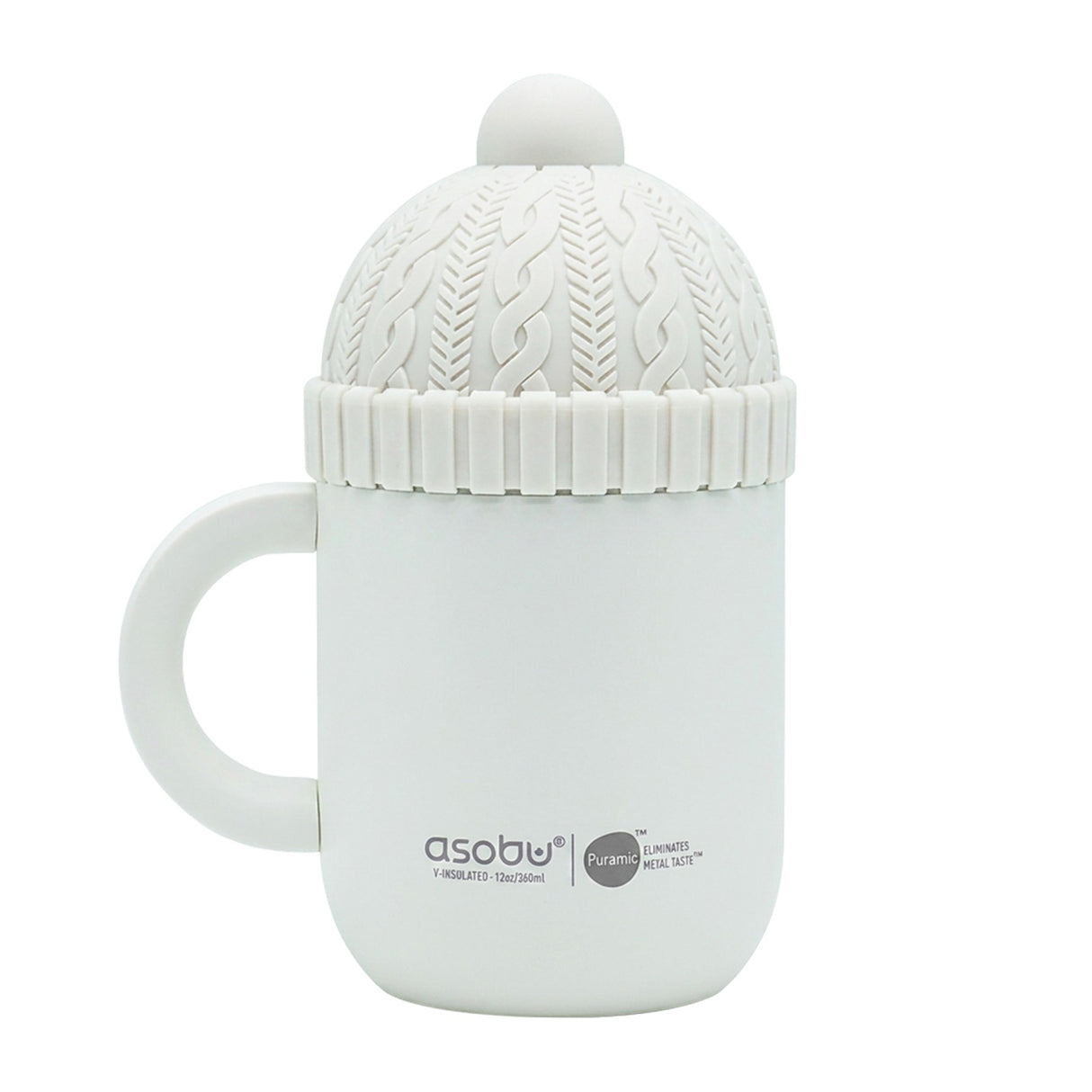 White/White Beanie