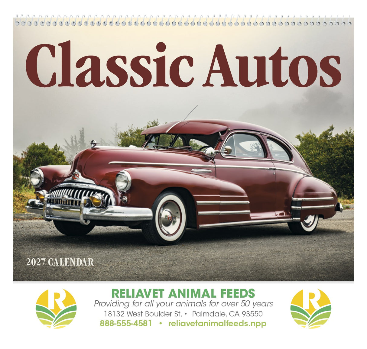 Good Value Classic Autos - Spiral Calendar cover image