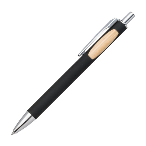 Sylvia Clicker Pen w/Bamboo Accent