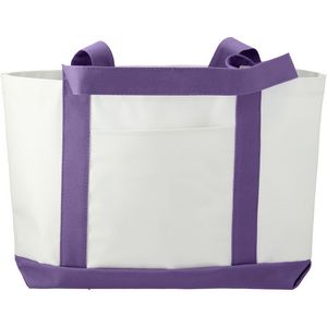 000271 Large Canvas Boat Tote Bag