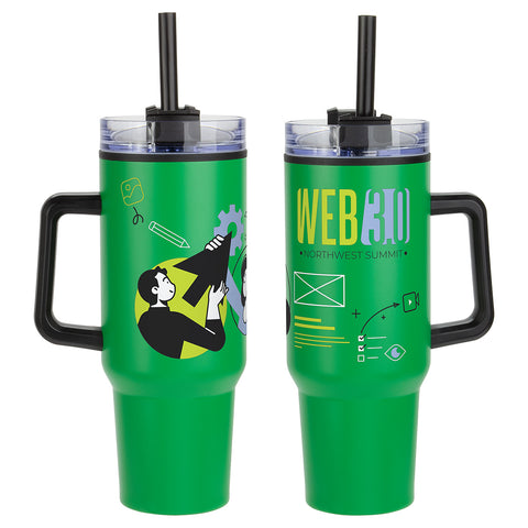 Outpost 40 oz Stainless Steel/Polypropylene Mug